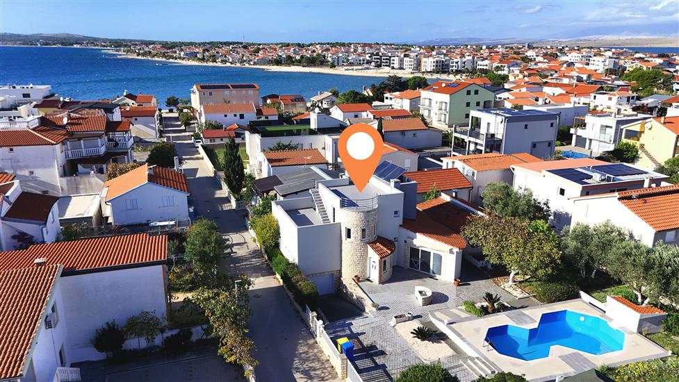 Villa Jelena Vir near beach