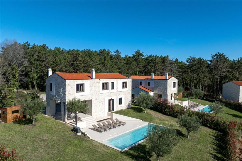 Villa Minerva s bazenom