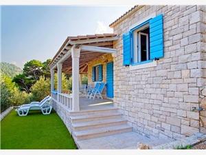 House Nevena Postira - island Brac, Remote cottage, Size 50.00 m2, Airline distance to the sea 50 m