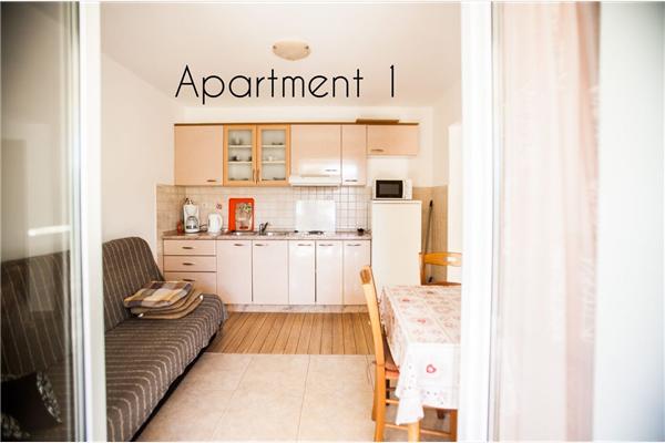 Apartment A1, for 3 persons
