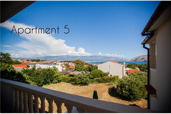 Apartment A5, for 4 persons