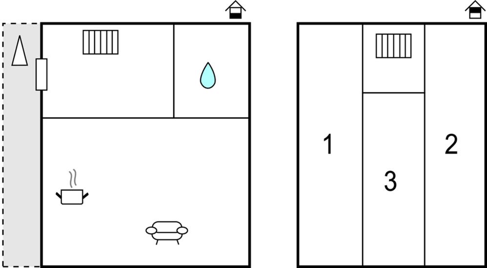 Hiša K1, na 6 osebe