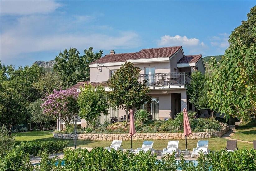 Villa Flower garden with pool