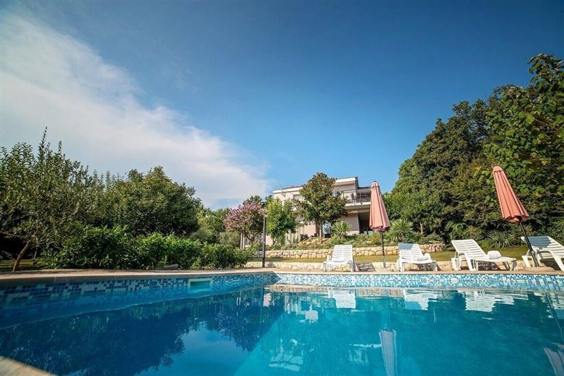 Villa Flower garden with pool