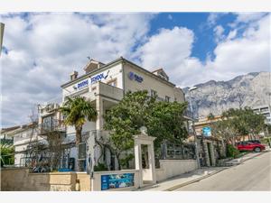 Appartements Makarska Beach Makarska, Superficie 45,00 m2, Distance (vol d'oiseau) jusque la mer 20 m