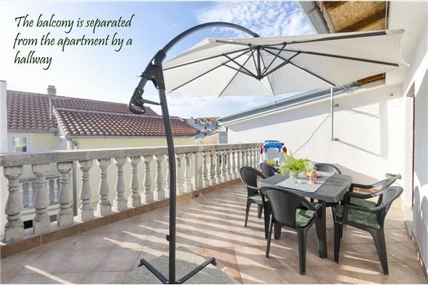 Apartment A1, for 3 persons