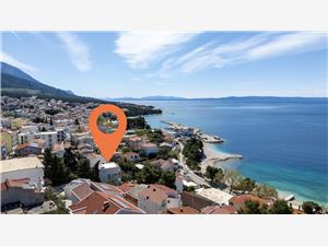 Apartments Eddie Baska Voda, Size 80.00 m2, Airline distance to the sea 80 m, Airline distance to town centre 200 m