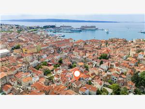 Apartmaji Old Town Retreat Split, Kamniti hiši, Kvadratura 35,00 m2, Oddaljenost od centra 100 m