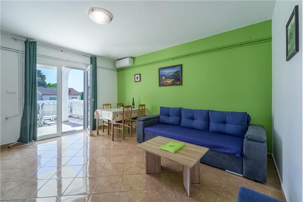 Apartment A1, for 3 persons