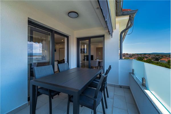 Apartment A2, for 4 persons