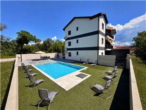 Apartments Lavanda Verde s bazenom Kvarners islands, Size 56.00 m2, Accommodation with pool