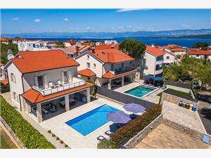 Villa Magdalena Malinska - island Krk, Size 125.00 m2, Accommodation with pool