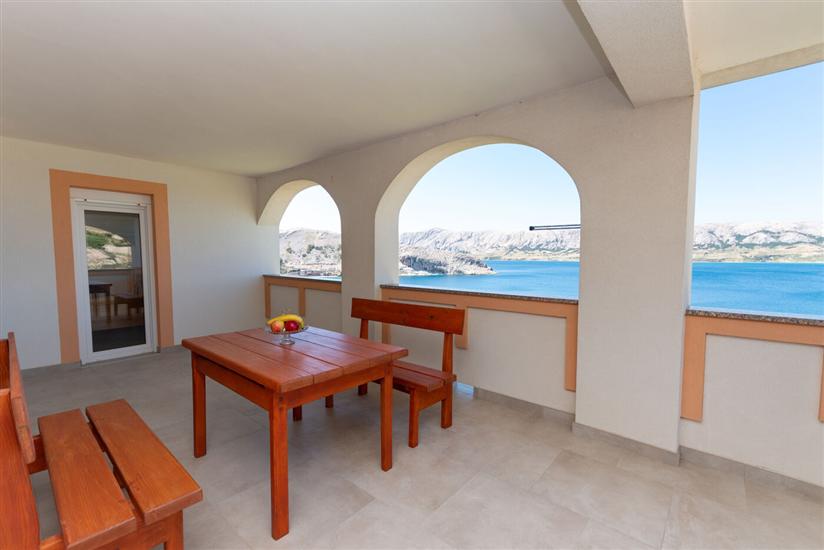 Apartment A1, for 4 persons