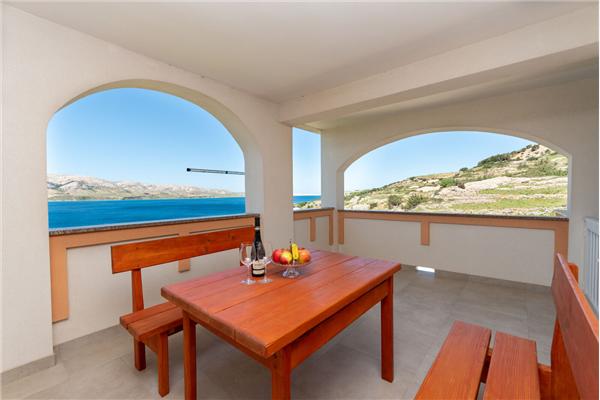 Apartment A1, for 4 persons