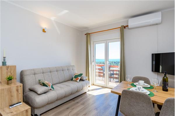 Apartment A1, for 3 persons