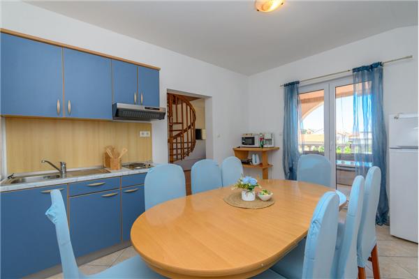 Apartment A3, for 8 persons