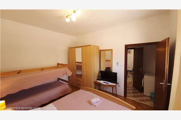 Apartment A2, for 3 persons
