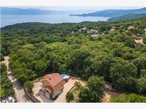Dom Gloria Vrbnik - wyspa Krk, Powierzchnia 70,00 m2, Kwatery z basenem