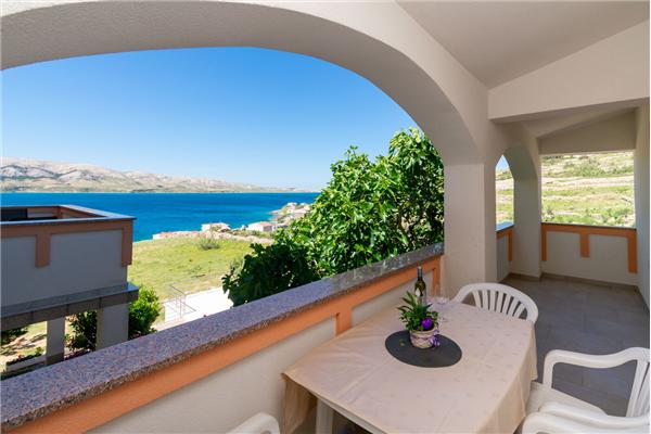 Apartment A2, for 4 persons