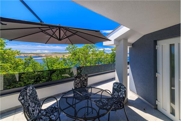 Apartment A3, for 5 persons