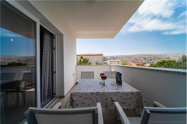 Apartment A1, for 3 persons