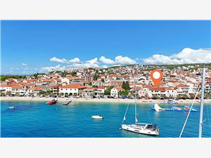 Apartment Slavko Primosten, Size 40.00 m2, Airline distance to the sea 40 m, Airline distance to town centre 260 m