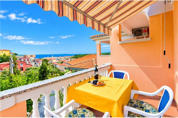 Apartment A1, for 2 persons