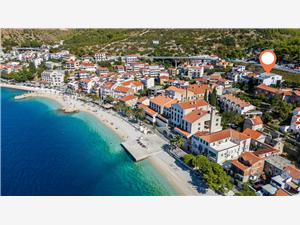 Ferienwohnungen Nataša Podgora, Größe 60,00 m2, Luftlinie bis zum Meer 100 m, Entfernung vom Ortszentrum (Luftlinie) 100 m