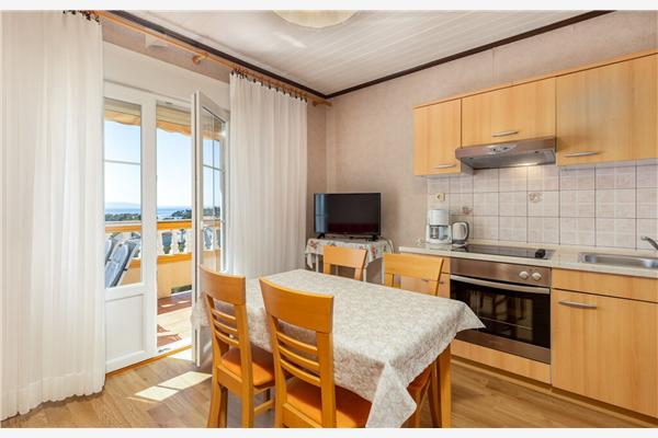 Apartment A2, for 3 persons