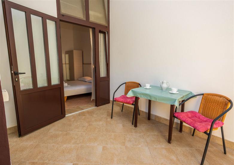 Apartment A1, for 2 persons