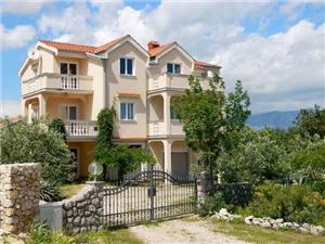 Appartamenti Višnja Dobrinj - isola di Krk, Dimensioni 38,00 m2, Distanza aerea dal centro città 100 m