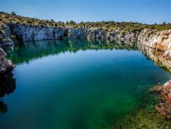"Dragon's Eye" salt water lake Arbanija (Ciovo) Sights