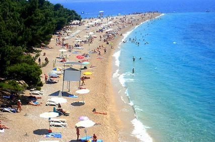 Located on island Brač is the most famous pebble beach in Croatia, called Zlatni Rat