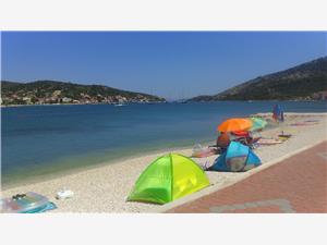 Beachfront accommodation Split and Trogir riviera,Book  Franka From 128 €