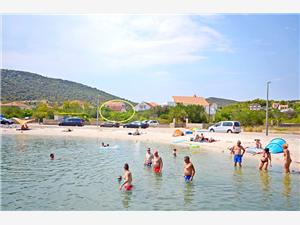 Beachfront accommodation Split and Trogir riviera,Book  Franka From 128 €