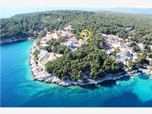 Апартамент Deni Milna - ostrov Brac, квадратура 60,00 m2, Воздуха удалённость от моря 150 m