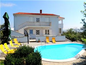 Apartmanok Finka Krk - Krk sziget, Méret 100,00 m2, Szállás medencével