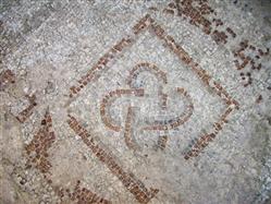 Mosaici paleocristiani dal 6 ° secolo Sinj Luoghi