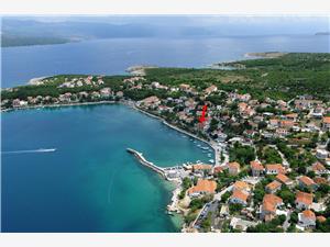 Ferienwohnungen Dražen Silo - Insel Krk, Größe 45,00 m2, Luftlinie bis zum Meer 30 m, Entfernung vom Ortszentrum (Luftlinie) 100 m
