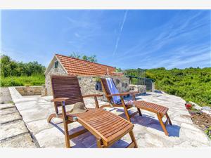 Maison Vinko Les îles en Dalmatie du sud, Maison isolée, Superficie 30,00 m2, Distance (vol d'oiseau) jusque la mer 50 m