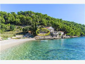 Beachfront accommodation Middle Dalmatian islands,Book Ana From 68 €