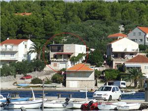 Apartment Ivan Lumbarda - island Korcula, Size 55.00 m2, Airline distance to the sea 50 m