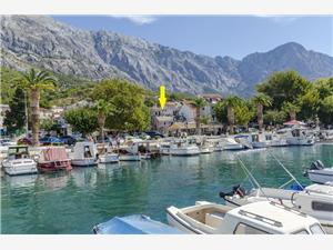 Boende vid strandkanten Makarskas Riviera,Boka  Tanja Från 1240 SEK