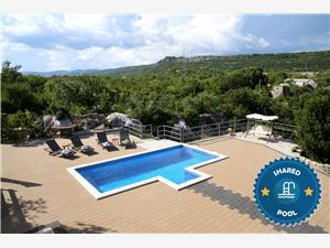 Dům Ante Split a riviéra Trogir, Kamenný dům, Prostor 80,00 m2, Soukromé ubytování s bazénem