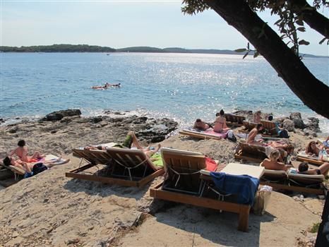 Beach Hula Hula Hvar Island Hvar Tourist Destination Info Beach Hula Hula Croatia