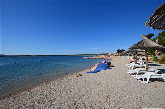 Strand Dunat Krk Insel Krk Touristen Info Strand Dunat Kroatien