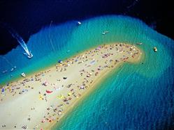 Zlatni rat Vrboska - island Hvar Plaža