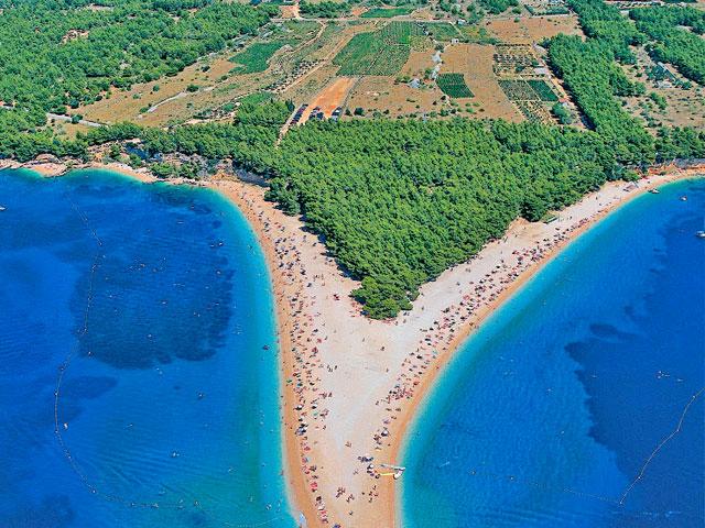 Zlatni Rat Golden Horn Beach Bol Croatian Beaches