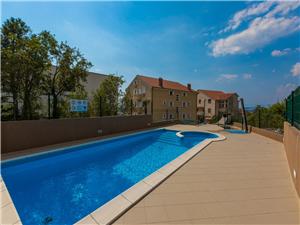 Apartmány Adria Dramalj (Crikvenica), Prostor 26,00 m2, Soukromé ubytování s bazénem