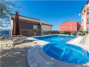 Appartementen Livaja De Crikvenica Riviera en Rijeka, Kwadratuur 40,00 m2, Accommodatie met zwembad